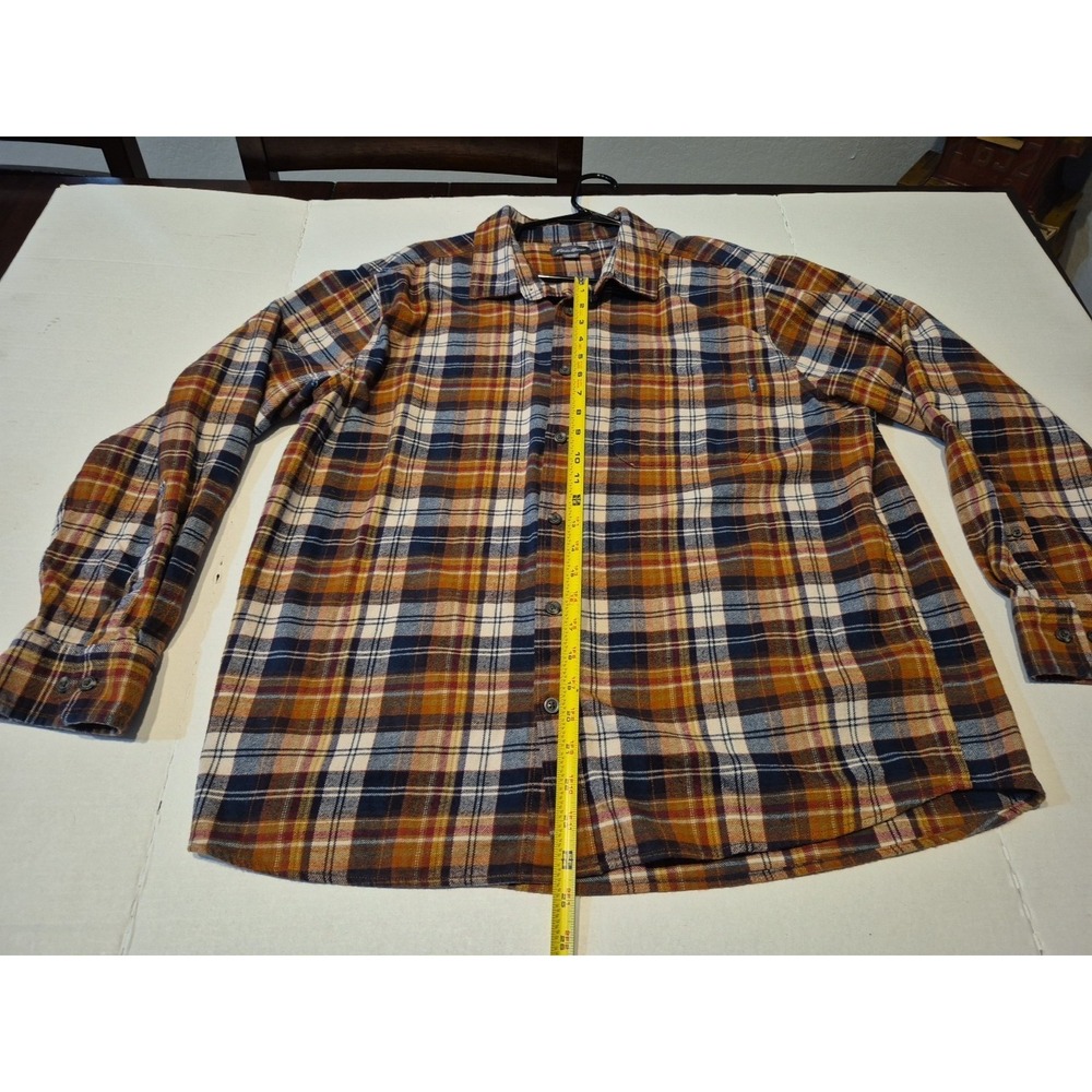 Eddie Bauer Mens Shirt Size XXL Flannel Plaid Long Sleeve - Picture 4 of 6